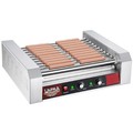Great Northern Popcorn 30 Hot Dog Roller Machine, 11 Rollers, Sausage Grill, Electric Countertop, Drip Tray, Dual Zones 447961TXY